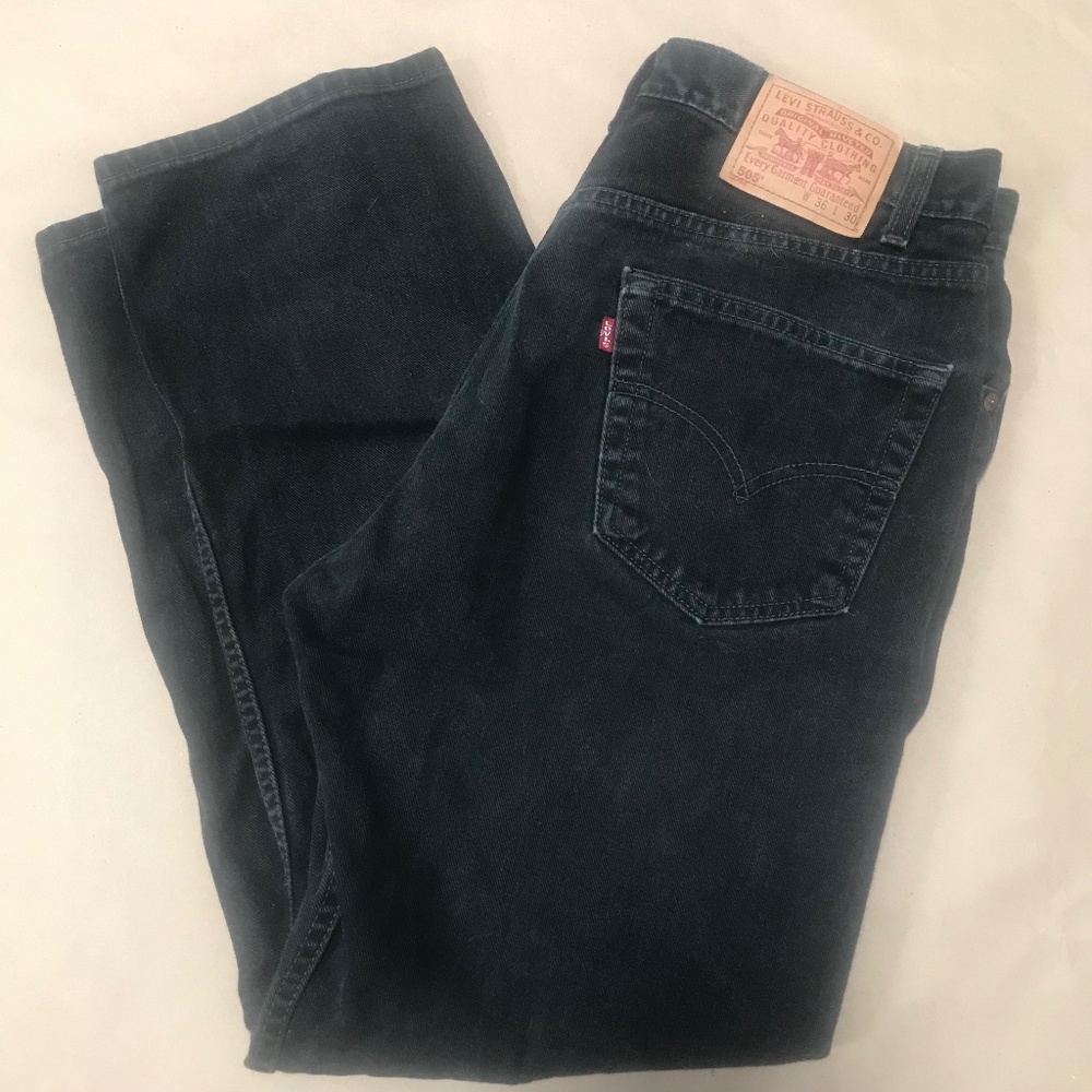 Levi's Black 505 Jeans